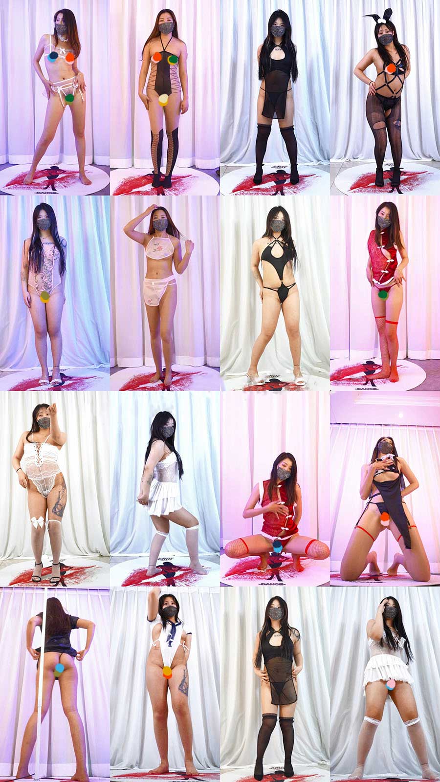 KISS舞社 小美+萍萍+美美 多角度加密破解版合集 15部