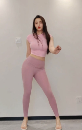 KS|妍妹 (舞出精彩屯妹) 瑜伽裤热裤热舞 27V