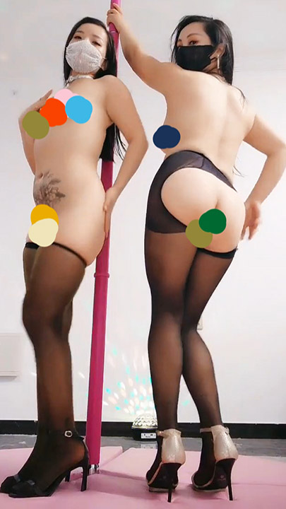 夜十点钢管舞 精品双人福利舞 3V